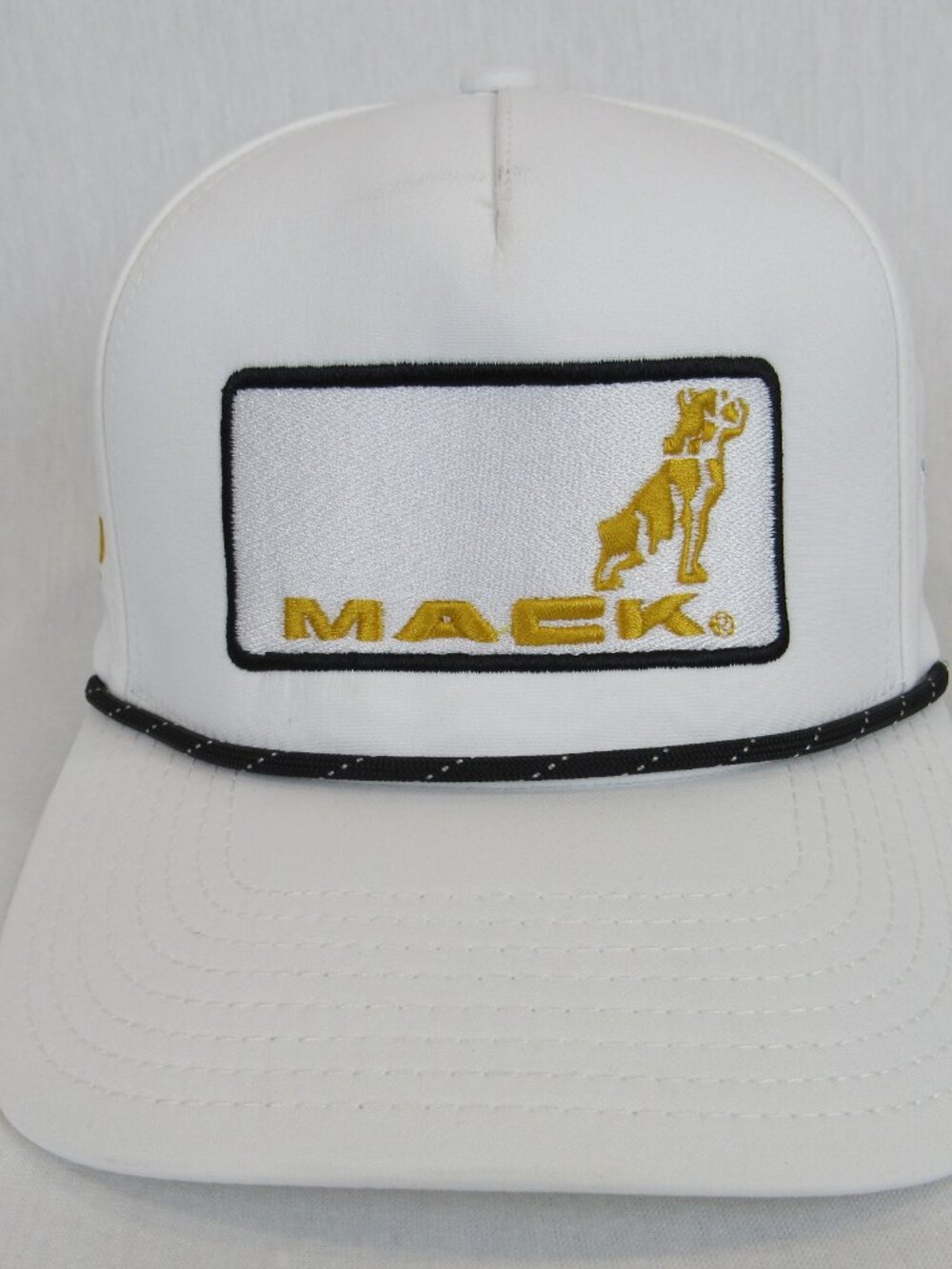 MACK Trucks Rope Hat Vanguard Truck Centers Embroidered Men's OS White Cap